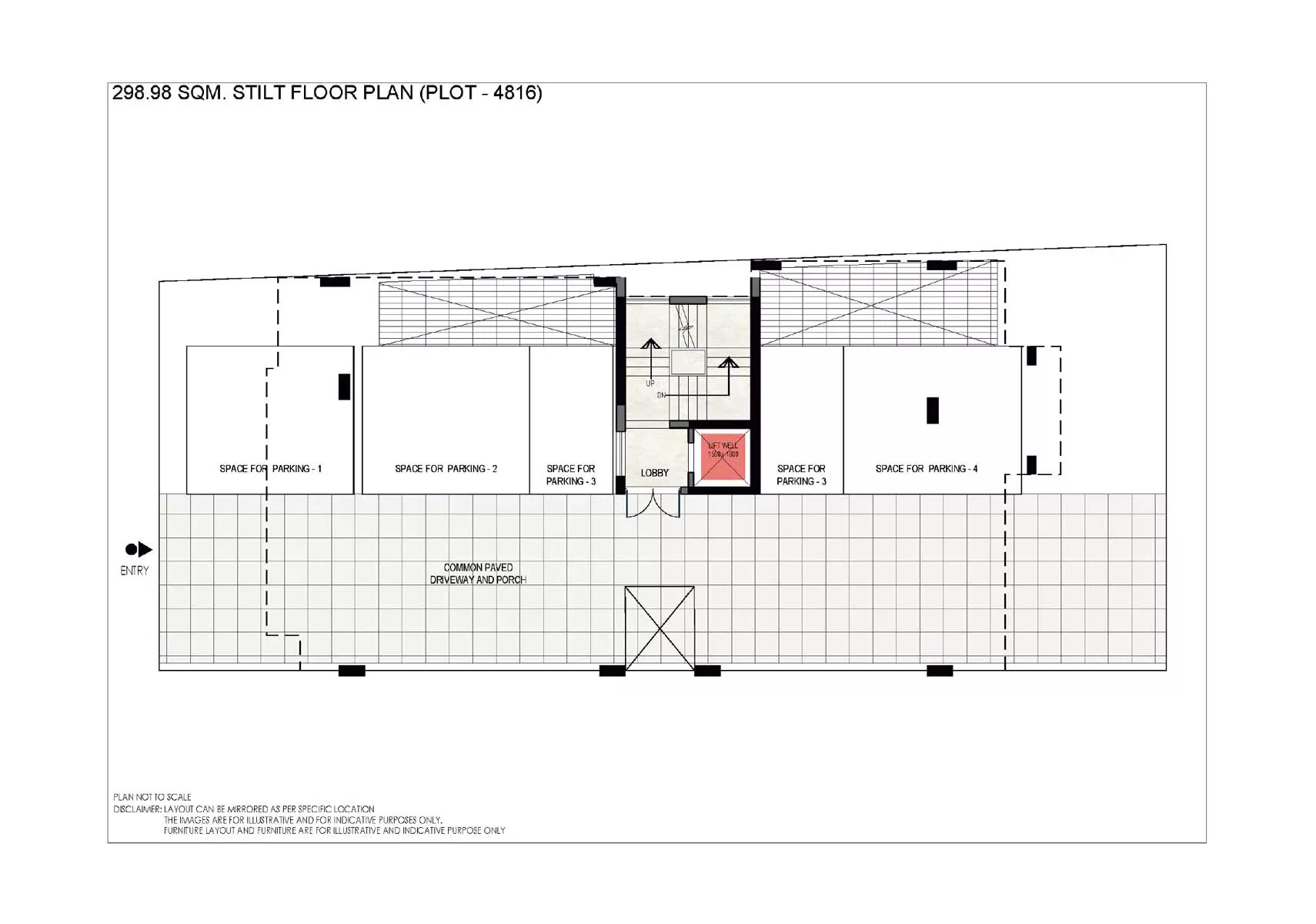 4 BHK, Stilt 298.98 Sq. Mtr
